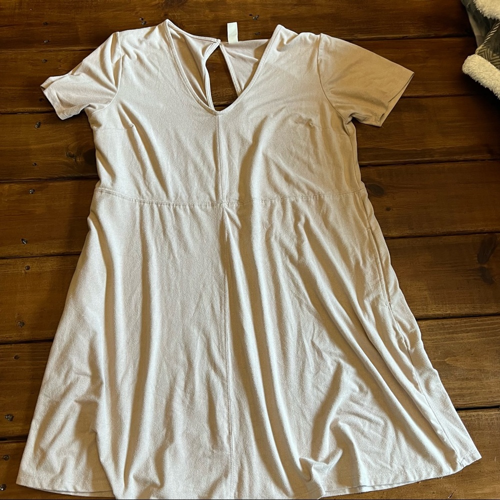 Suede dress